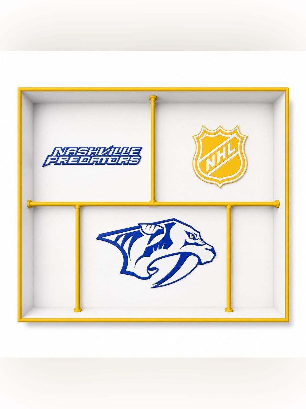 Nashville Predators NHL Pocket Dump Tray - For Keys, Wallet, Money, Etc